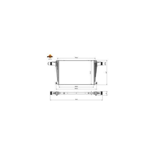 NRF Intercooler, compresor
