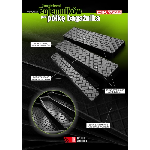 Cutie, subcompartiment sub polita - raftul portbagajului Skoda Octavia 4 2019 - (echipare Style),