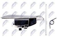 Element reglaj spatar scaun Mercedes Clasa C Coupe (C204) 2011-, Clasa E Coupe (C207) 2009-, E Cabrio A 207 2010-; partea dreapta, argintiu deschis; A2079108606; NTY, aftermarket