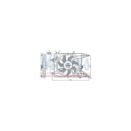NISSENS Ventilator, radiator
