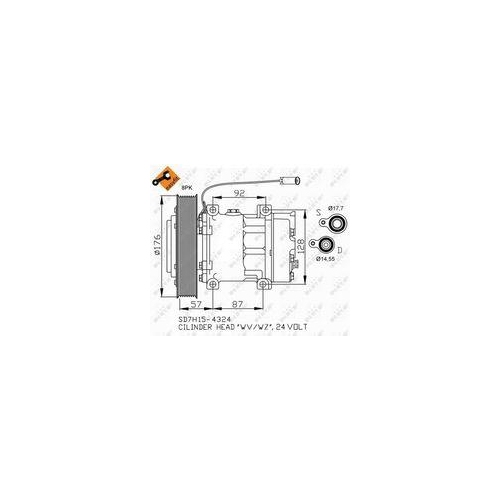 NRF Compresor, climatizare EASY FIT