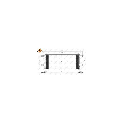 NRF Condensator, climatizare EASY FIT