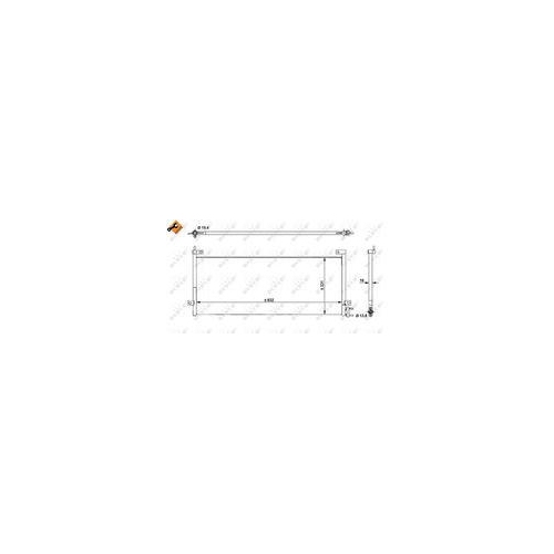 NRF Condensator, climatizare EASY FIT