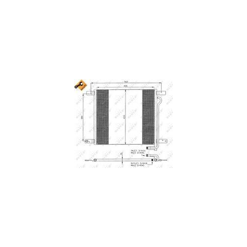 NRF Condensator, climatizare EASY FIT
