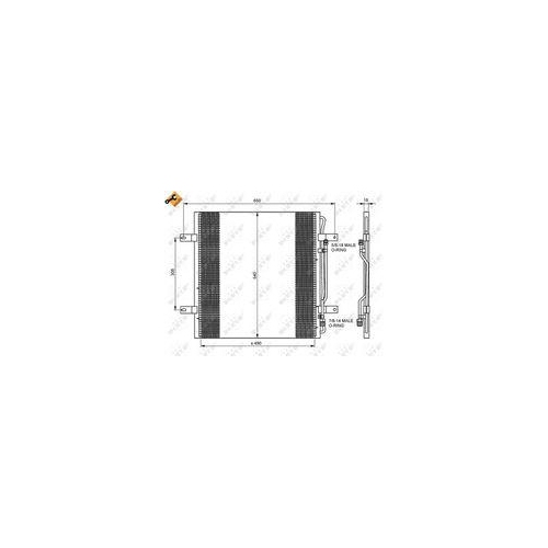 NRF Condensator, climatizare EASY FIT