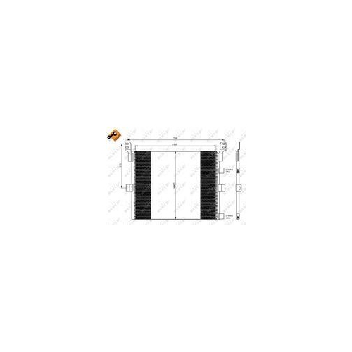 NRF Condensator, climatizare EASY FIT