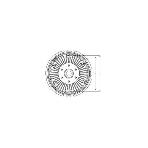 NRF Cupla, ventilator radiator FULL KIT
