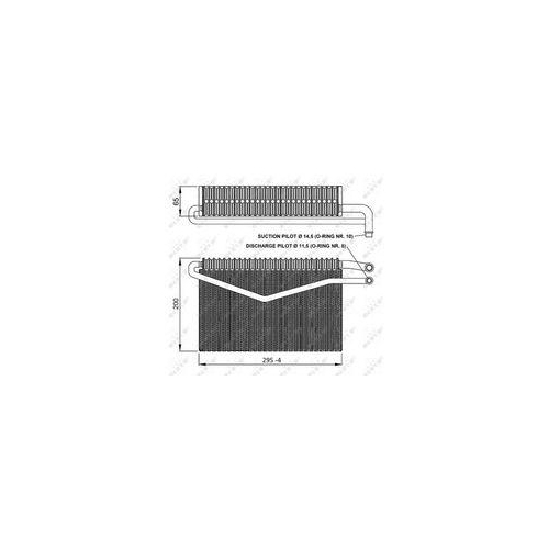 NRF Evaporator, aer conditionat EASY FIT