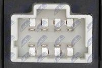 Comutator macara geam Peugeot 208 2012-, 2008 2013-, Citroen C3 2013-; 16+8 pini; 98007436ZD; NTY, aftermarket