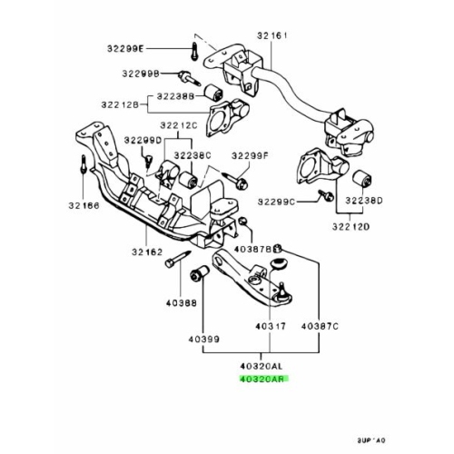 Brat suspensie dreapta , Aftermarket 526938