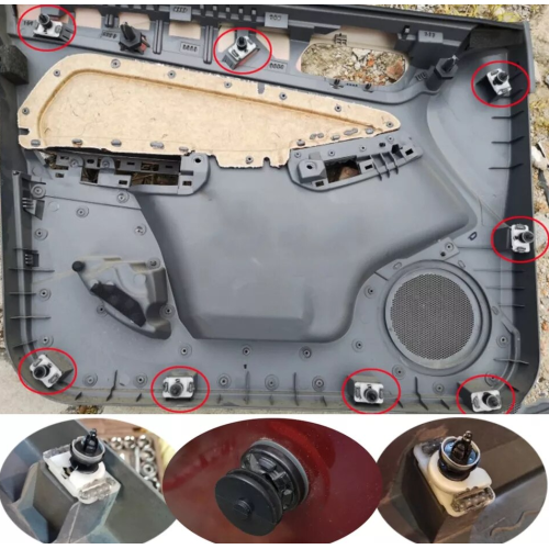 Set 10 buc. clips, Agrafa fixare Ford Focus II, 2004-2011; Ford Focus C-MAX 2003-06.2007; C-MAX (C214), 06.2007-12.2010