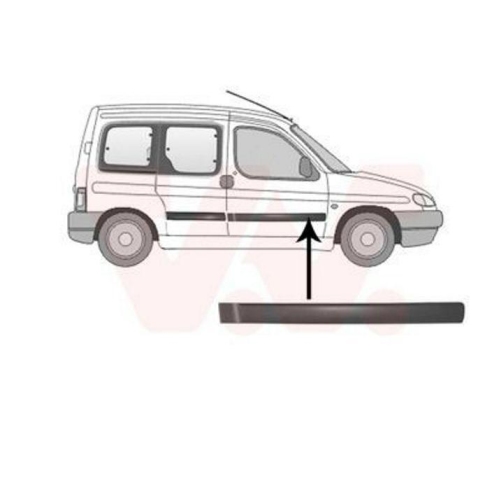 Bandou usa Citroen Berlingo (G_/MF) 1999-02.2008 Usa Fata Stanga Negru 8545H1