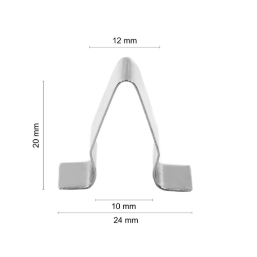 Clema fixare MERCEDES W169/W176, W245/W246, W204/W205, C117/C218, W212/W213, X156, X253, X204, X166, W166, VW GOLF 4, 5, PASSAT B5, POLO, TOUAREG, TOURAN, Skoda FABIA, OCTAVIA SUPERB, YETI, AUDI 100, 80, A2; A3, A4, A5/S5; A6, Q3, Q5, Q7, TT, Seat; 10 buc