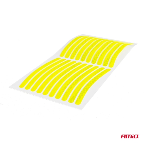 Autocolante reflectorizante pentru rotile masinii