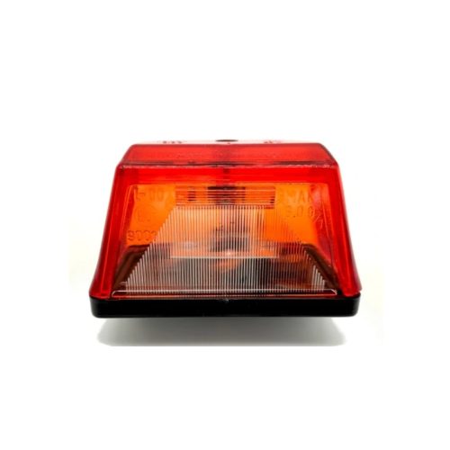 Lampa auto BestAutoVest pentru numar 12/24V 100x55x55mm partea Dreapta/ Stanga carcasa rosie 1bucata