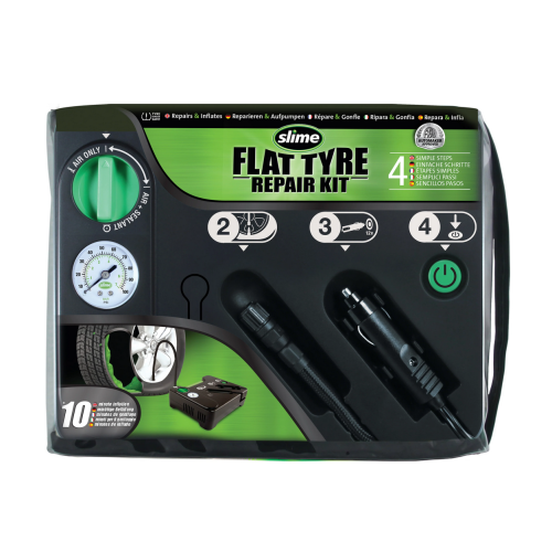 Compresor aer 12V cu spuma Flat Tire, Slime
