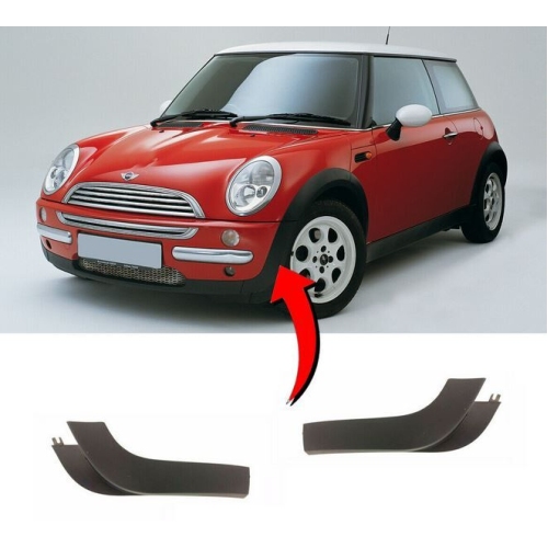 Spoiler bara fata Mini One/Cooper/Cabrio (R50/R52/R53), 06.2001-07.2004, partea stanga, 51116800134