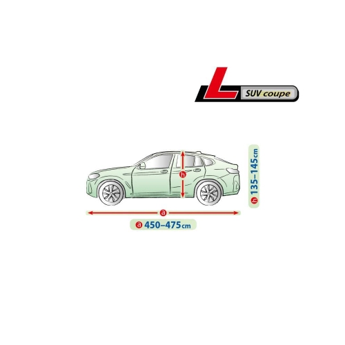 Prelata auto, husa exterioara Mobile Garage SUV Coupe, marime L, 430-460cm BMW X4 F26 2014-2018, BMW X4 (G02) 2018-, Infiniti Coupe QX55 2022-, Lexus RX I, 1998-2003, Renault Arkana, Kegel Polonia