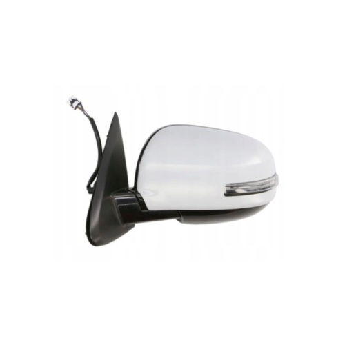 Oglinda exterioara Mitsubishi Outlander (Gg/Gf), 07.2012-2021, partea dreapta, culoare sticla crom , sticla convexa, cu carcasa grunduita, cu incalzire , ajustare electrica