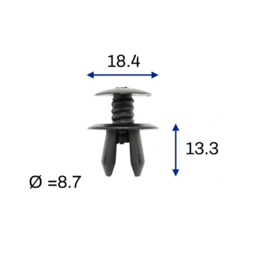 Set 10 buc clema, clips fixare caroserie, VW Bora Caddy 3, Crafter Golf Jetta LT Transporter T4 T5 T6, Vento, fixare ornamente portbagaj si alte utilizari