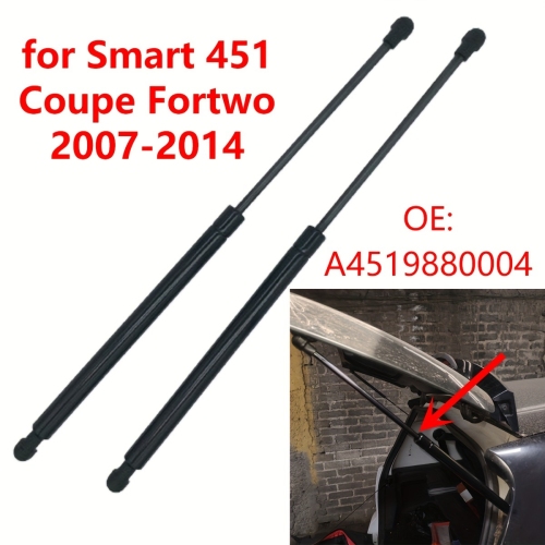 Amortizor portbagaj , L=445mm, F=90n, Smart Fortwo, 2007-, NTY AE-ME-050