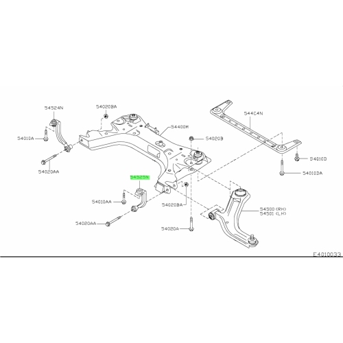 Brat suspensie roata punte fata superior partea stanga, SRLine Polonia Nissan Cube 2008-2019; Micra K12, 2003-2010; Note 2005-2013; NV200, 2009-; Tiida, 2007-2011