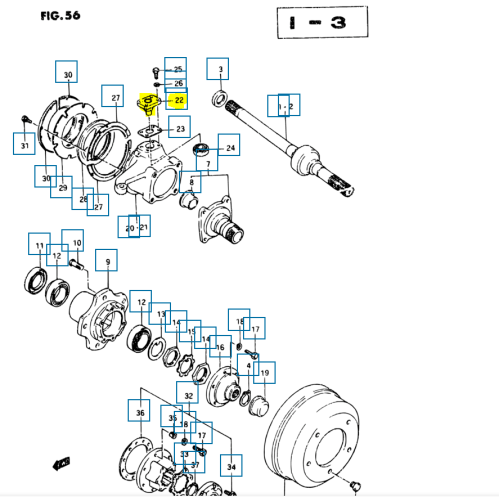 Suport portfuzeta Suzuki Samurai 1985-2005, Jimny 1998-2013, NTY ZSD-SU-004