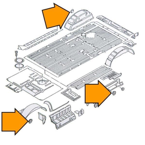 Capac Sub Caroserie , Dop Vw N10226501 Diametru 30mm, Universal Audi Skoda Volkswagen