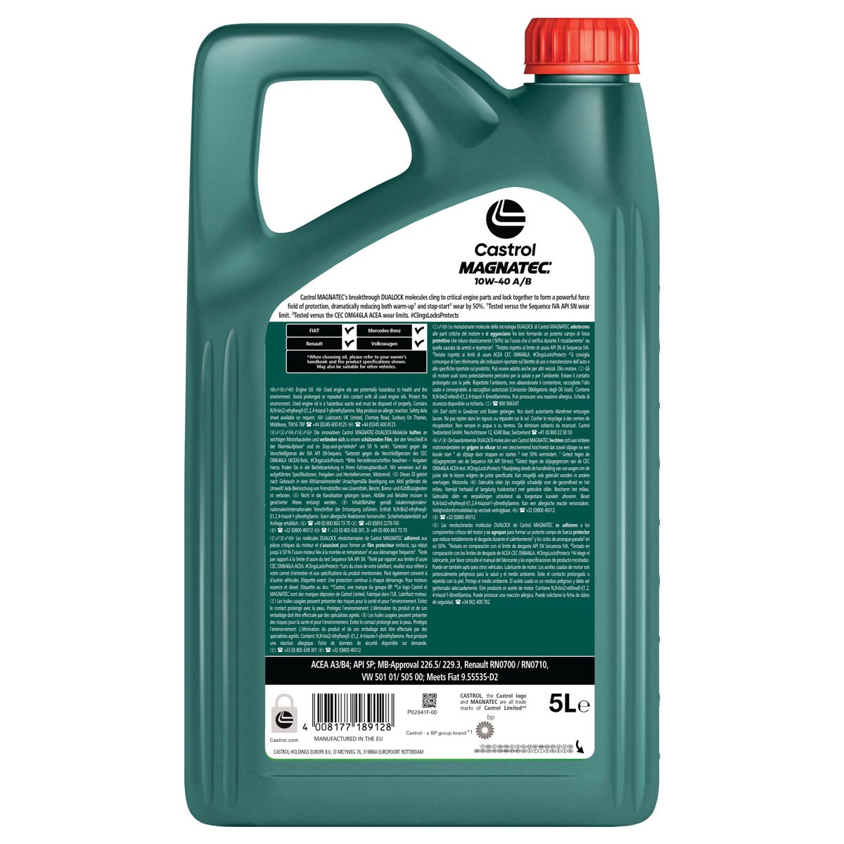 Ulei motor Castrol Magnatec A/B 10W40 4 litri