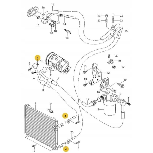 O Ring Vw 8E0260749B