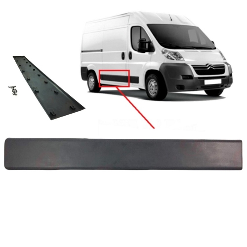 Bandou usa Fiat Ducato (250), 09.2006-08.2014; Peugeot Boxer (250), 09.2006-08.2014 , Citroen Jumper (250), 09.2006-08.2014, Dreapta, negru; usa culisanta