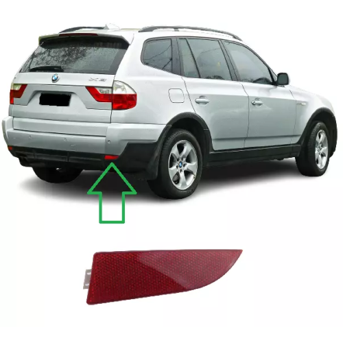 Catadioptru reflectorizant BMW X3 (E83), 06.2003-11.2010, OE, spate, partea dreapta,