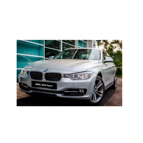 Grila bara fata Bmw Seria 3 (F30/31/35), 01.2012-12.2019 Model SPORT (fara model GT), Stanga, 51117300739, fara orn cromat, partial inchisa, negru