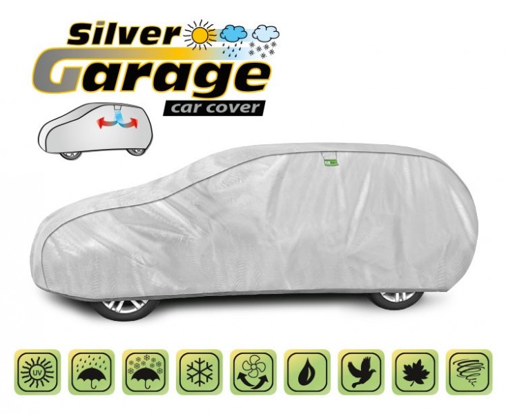 Prelata auto, husa exterioara Silver Garage XL hatchback/ Combi , lungime 455-485 cm