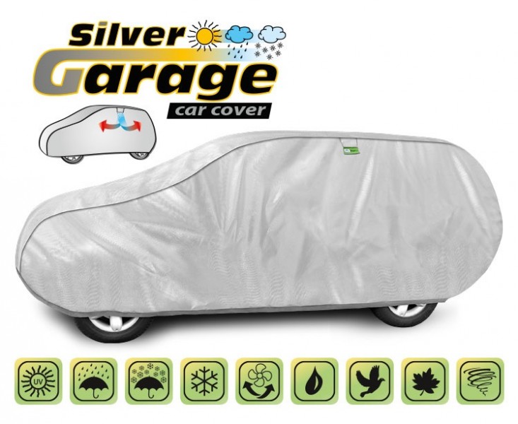 Prelata auto, husa exterioara Silver Garage XL SUV/Off Road , lungime 450-510