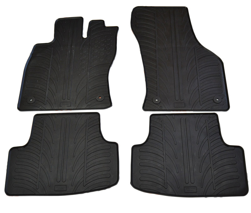 Set covorase auto din cauciuc Vw Golf 7 Sportsvan 2014-, Audi A3 Sportback 2013-, A3 sedan 2013-, Negru, Gledring, 4 buc.