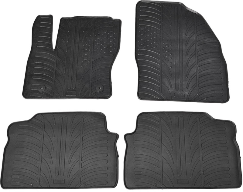 Set covorase auto din cauciuc Ford Kuga 2011-2013, Negru, Gledring, 4 buc.