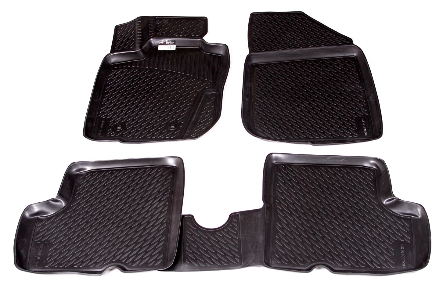 Set covorase auto din cauciuc Dacia Duster 4x4 2010- , presuri tip Tavita BestAutoVest, 4 buc.