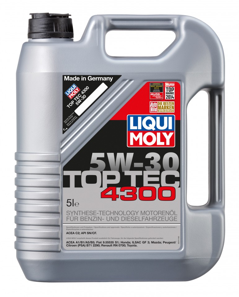 Ulei motor Liqui Moly 5W30 TopTec 4300, 5L