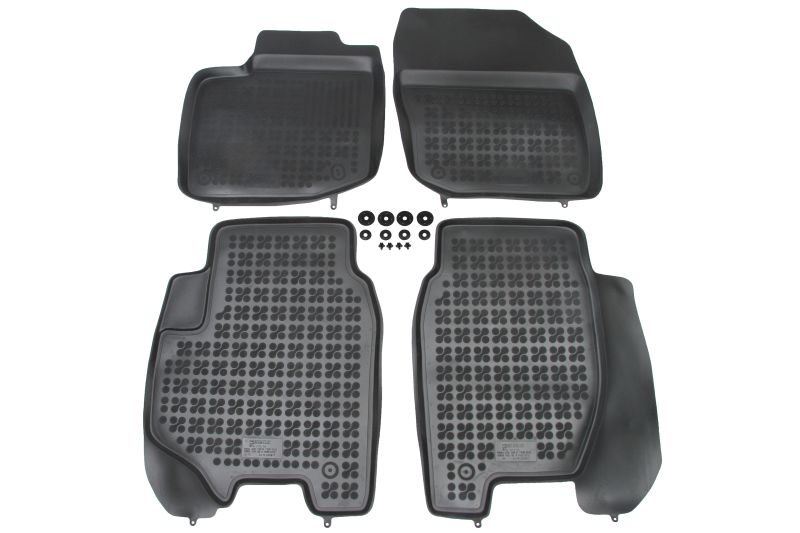 Set covorase auto din cauciuc Honda Civic Hatchback dupa 2012 , presuri tip tavita marca Rezaw Plast