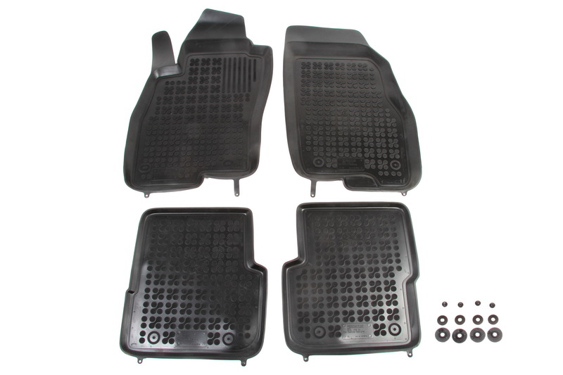 Set covorase auto din cauciuc Fiat Punto 3, dupa 2012 , presuri tip tavita marca Rezaw Plast