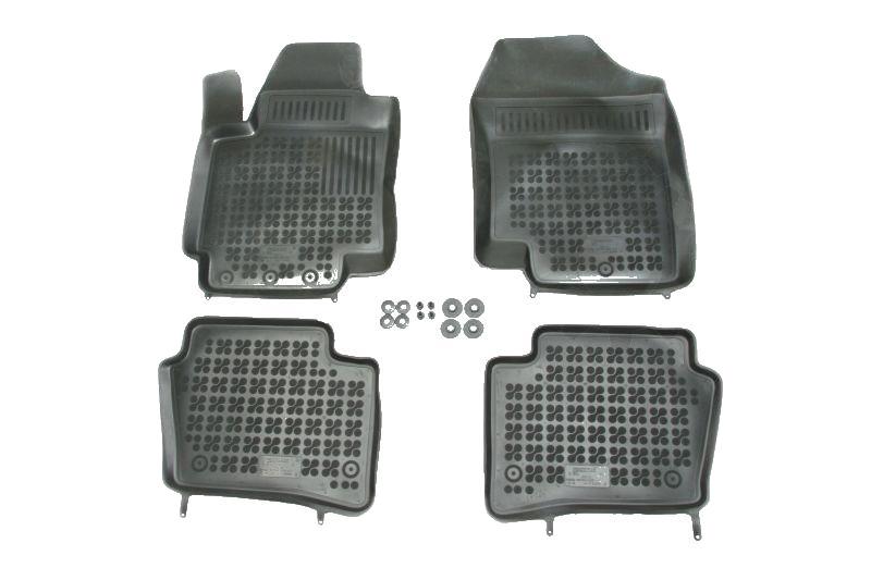 Set covorase auto din cauciuc Hyundai i20 dupa 2009 , presuri tip tavita marca Rezaw Plast