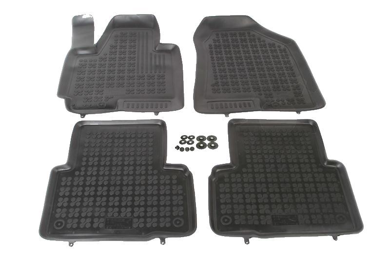 Set covorase auto din cauciuc Hyundai ix35 dupa 2010 , presuri tip tavita marca Rezaw Plast