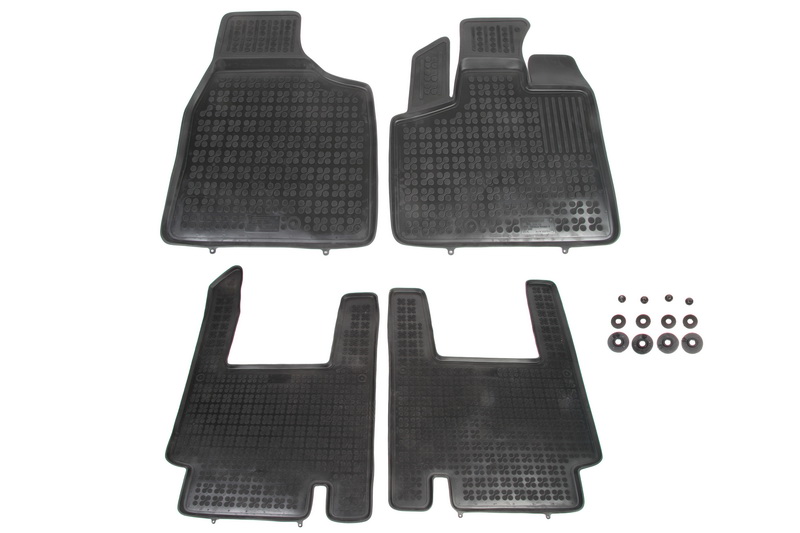 Set covorase auto din cauciuc Lancia-Chrysler VOYAGER 5, dupa 2006, 5os. , presuri tip tavita marca Rezaw Plast