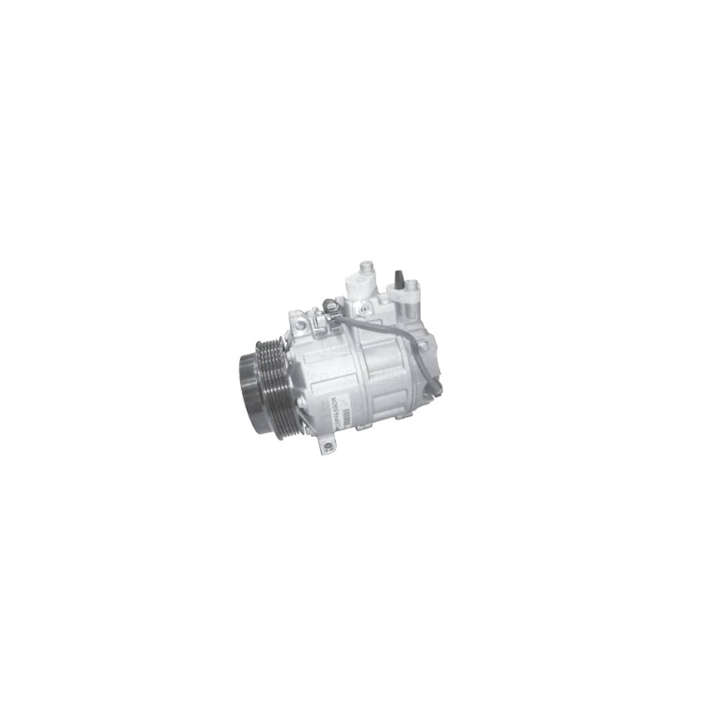 Compresor aer conditionat Mercedes Clasa C (W202), 1993-2001, motor 2.0 d/2.2 d; 2.2 CDI/2.5 D/2.5 CDI, C200/C220 diesel; C200 CDI/C220 CDI; C250/C250 CDI; diesel, rola curea 114 mm, 6 caneluri, tip Valeo: DCS