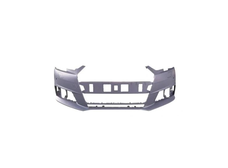 Bara fata AUDI A4/S4 (B9), 11.2015-07.2019, model S-Line, cu 2 gauri senzori de parcare si asistent parcare, cu locas pt spalator; grunduit