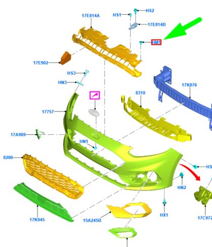 Clips fixare plastic RapidAuto 2062170