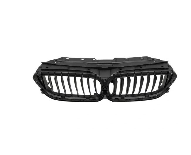 Grila radiator BMW Seria 5 (G30/G31), 05.2017-, fata, negru/negru; intern