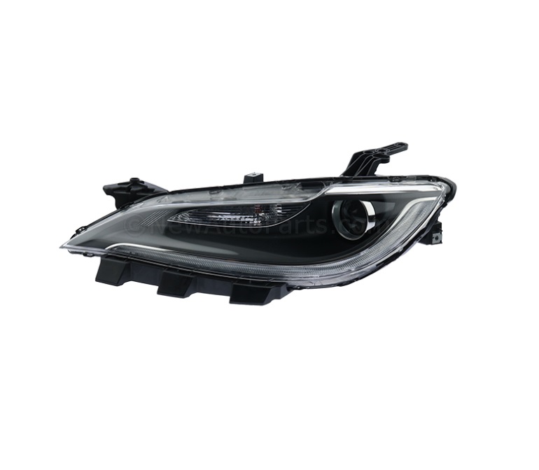 Far CHRYSLER 200, 2016-2017, TYC, fata, partea stanga, cu 'lumina de zi' tip LED;tip bec HB3+PWY24W; manual; argintiu; Omologare: SAE;