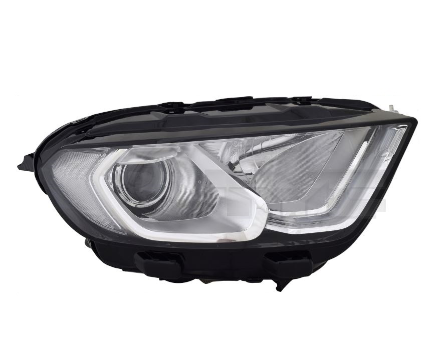 Far FORD ECOSPORT, 10.2017-, TYC, fata, partea dreapta, xenon; cu 'lumina de zi' tip LED; D5S+H1; electric; argintiu; fara bec descarcare; fara ballast; cu motor;